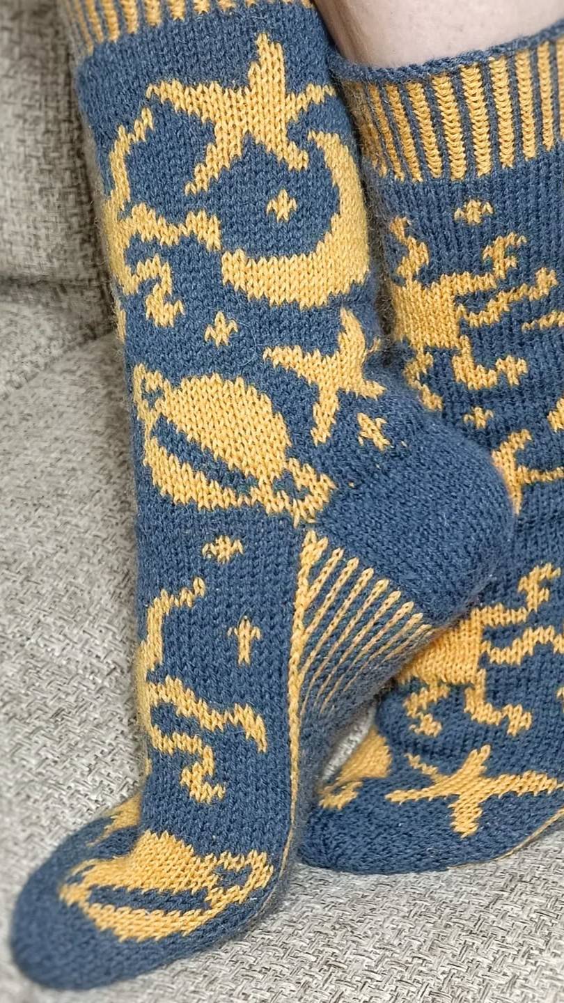 Носочки "Звёздное небо"