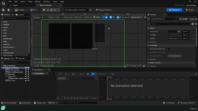 49 - Add Crafting to Inventory Widget