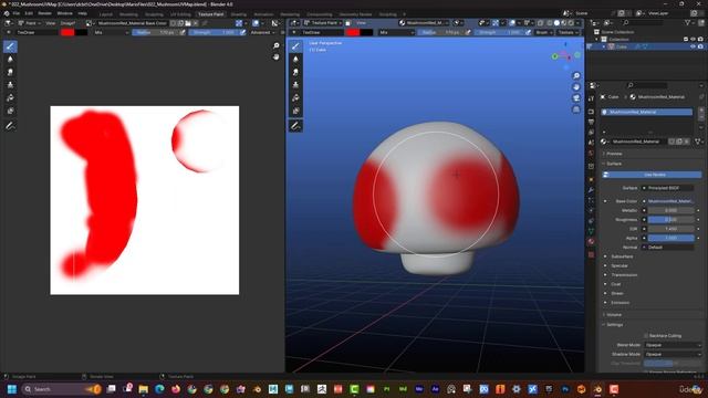 24 -Mushroom Red Texture
