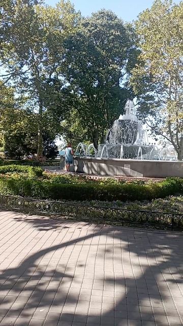 Музыкальный (Танцующий) фонтан на Приморском бульваре. Севастополь. 15.08.25