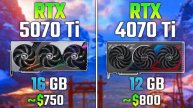 RTX 5070 Ti vs. RTX 4070 Ti