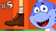 Динозаврик Дэнни - Гигантская нога (серия 5) - Развивающие мультики для самых маленьких