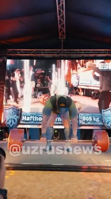 Гора из «Игры престолов» установил мировой рекорд в становой тяге