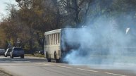 Автобус ЛиАЗ-5256.45 (АО 633 22). Немножечко дымит.