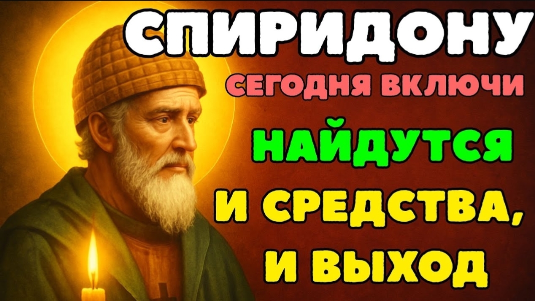 🌹☦️ПОСЛУШАЙ эту МОЛИТВУ и СПИРИДОН ПОШЛЕТ ТЕБЕ ДОСТАТОК 🕯️🙏