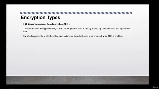 dba_12.10. SQL Server Encryption and Encryption Types