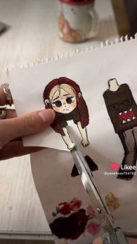 Тутор на бумажную куклю(ос)