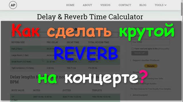 Как настроить Reverb Delay? Behringer XR WING  UI12 ui16 ui24r DM3 DM3s Compressor
