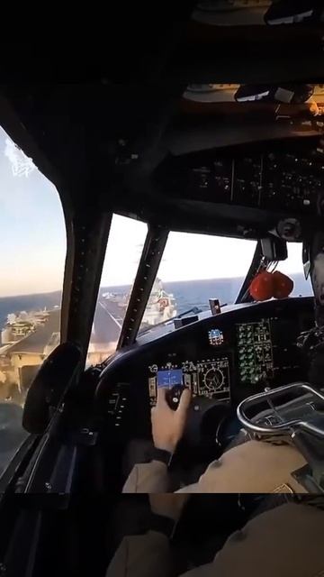 Посадка на авианосец от первого лица