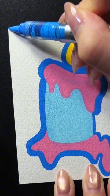 рисуем свечку