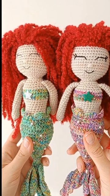 Русалочка вязаная!