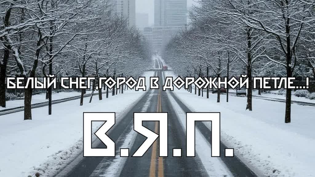 Белый снег, город в дорожной петле...! - В.Я.П.