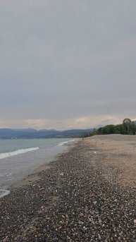 Пляж в Абхазии