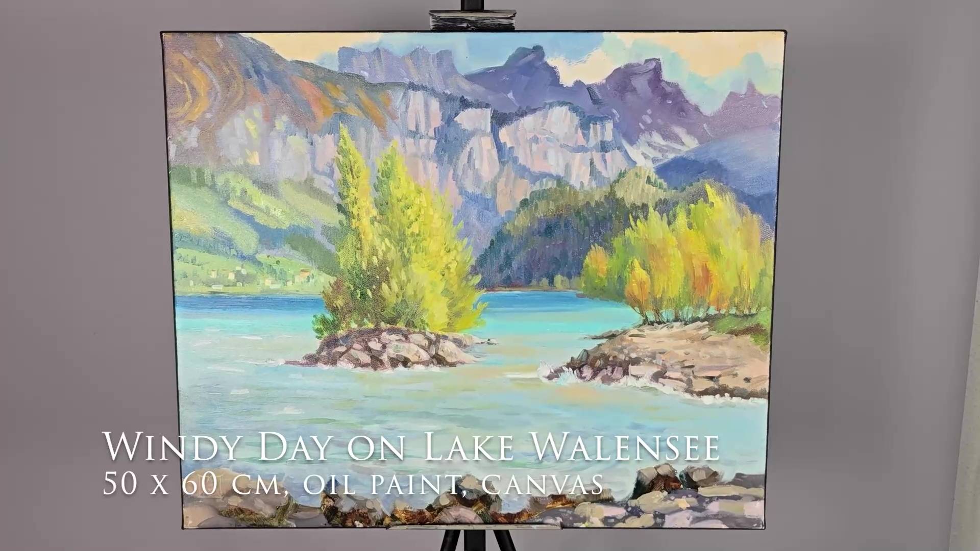 Ветренный день на озере Валензее