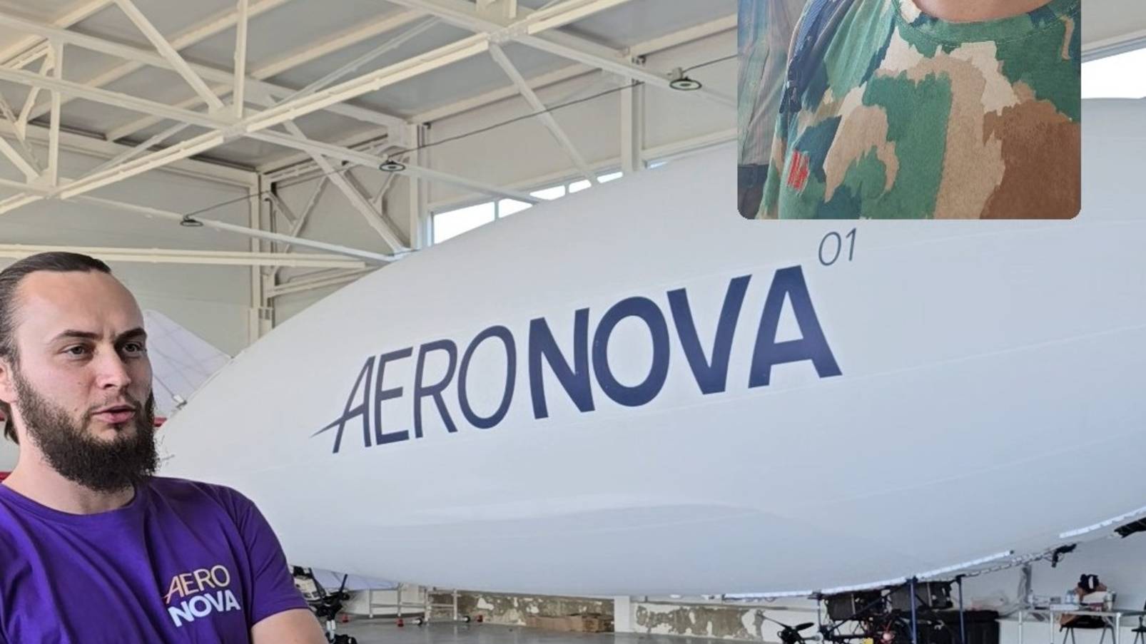 ⚙🎈✈ Руководитель AERONOVA Фёдор встречает нас и провожает к дирижаблю NOVA-01