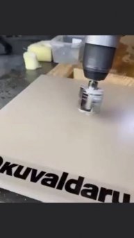 Сверление коронкой, отличная идея от пыли