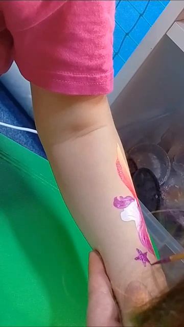 Аквагрим #красиво #дети #зоомания