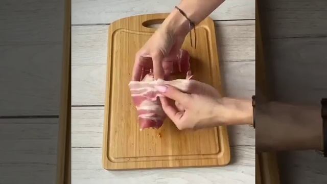 Курица в беконе!