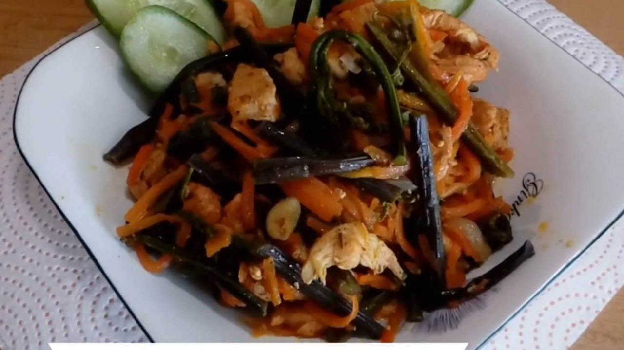 диетическое мясо с папоротником для диабетика и всей семьи