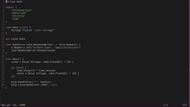 Напишите на Go микросервис