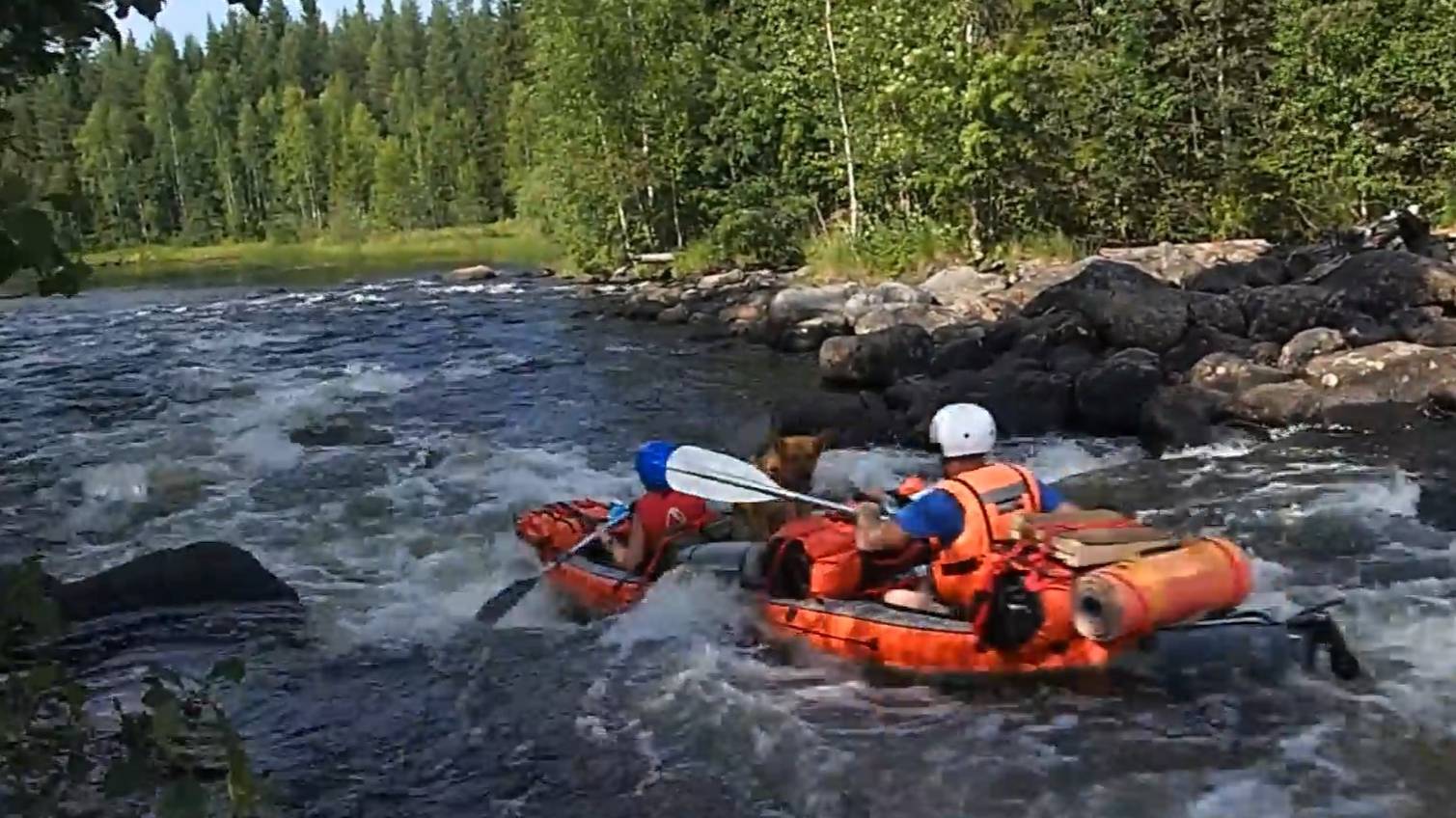 Байдарочный поход 2025 деревня Вокнаволок..