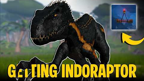 Как получить индораптора в игре симулятор динозавров в роблоксе