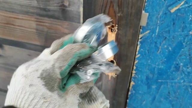 установка врезного замка в деревянную дверь.