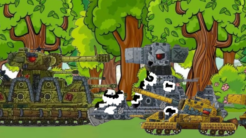 ис-44  🆚 Карла-44  второй раунд [мультики про танки]