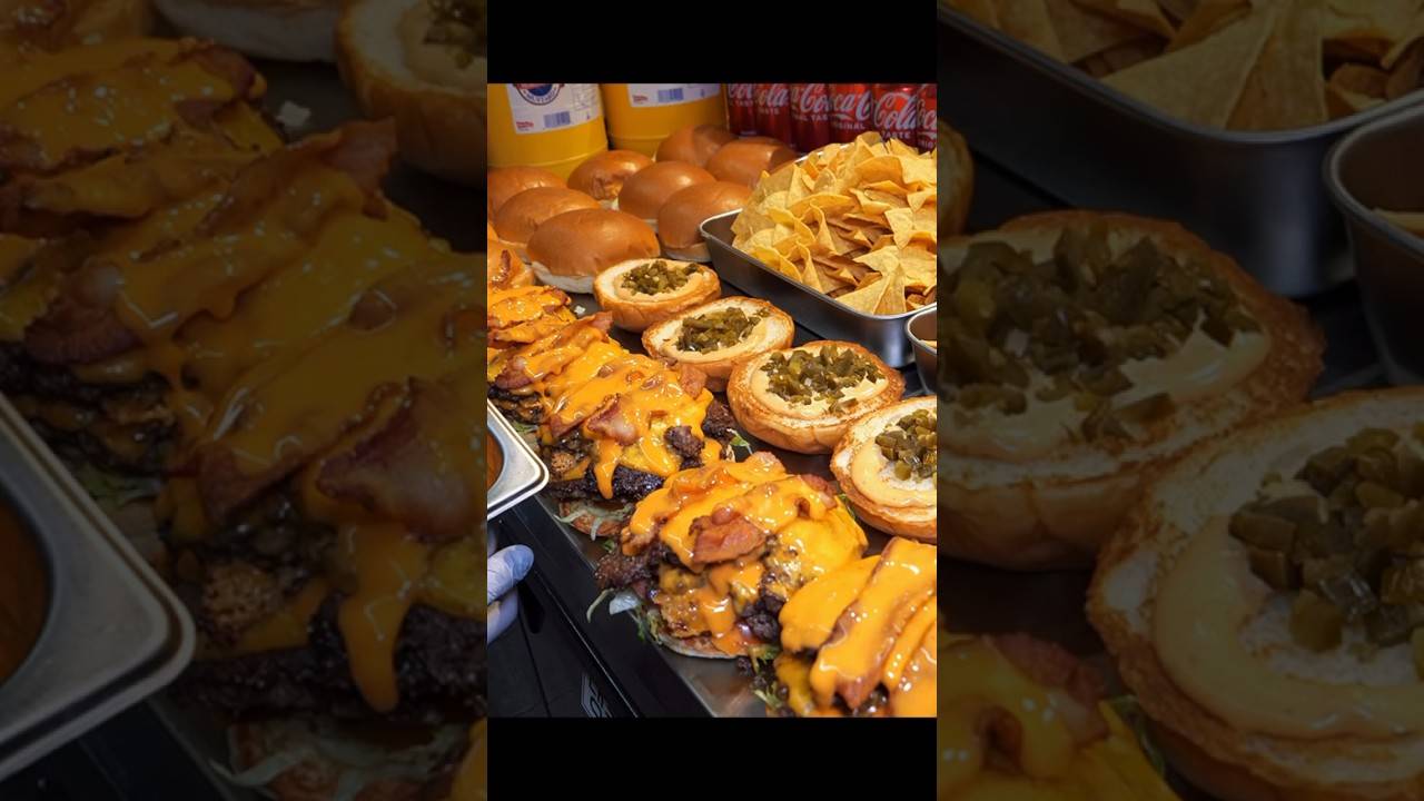 Американские сырные бургеры «Начо» ручной работы