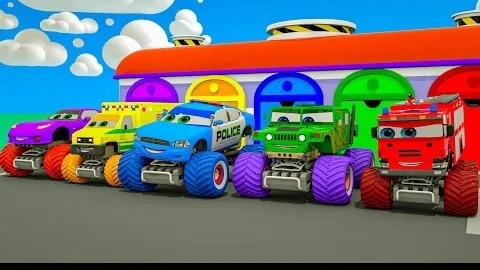 Цвета для детей с игрушками в виде транспортных средств — коллекция видео с цветами | Детские песенк