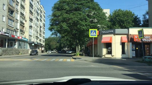 Утром по Минеральным Водам. Едим по улицам...