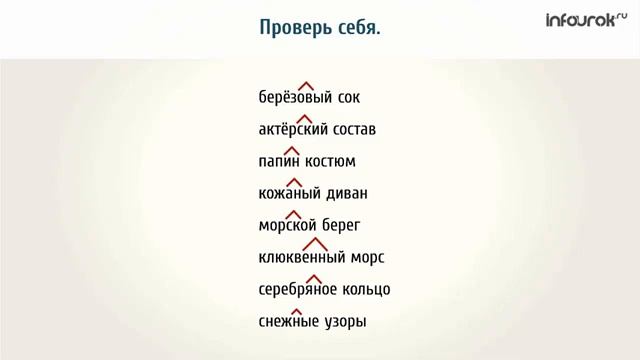 Суффикс Русский язык 4 класс #19 Инфоурок