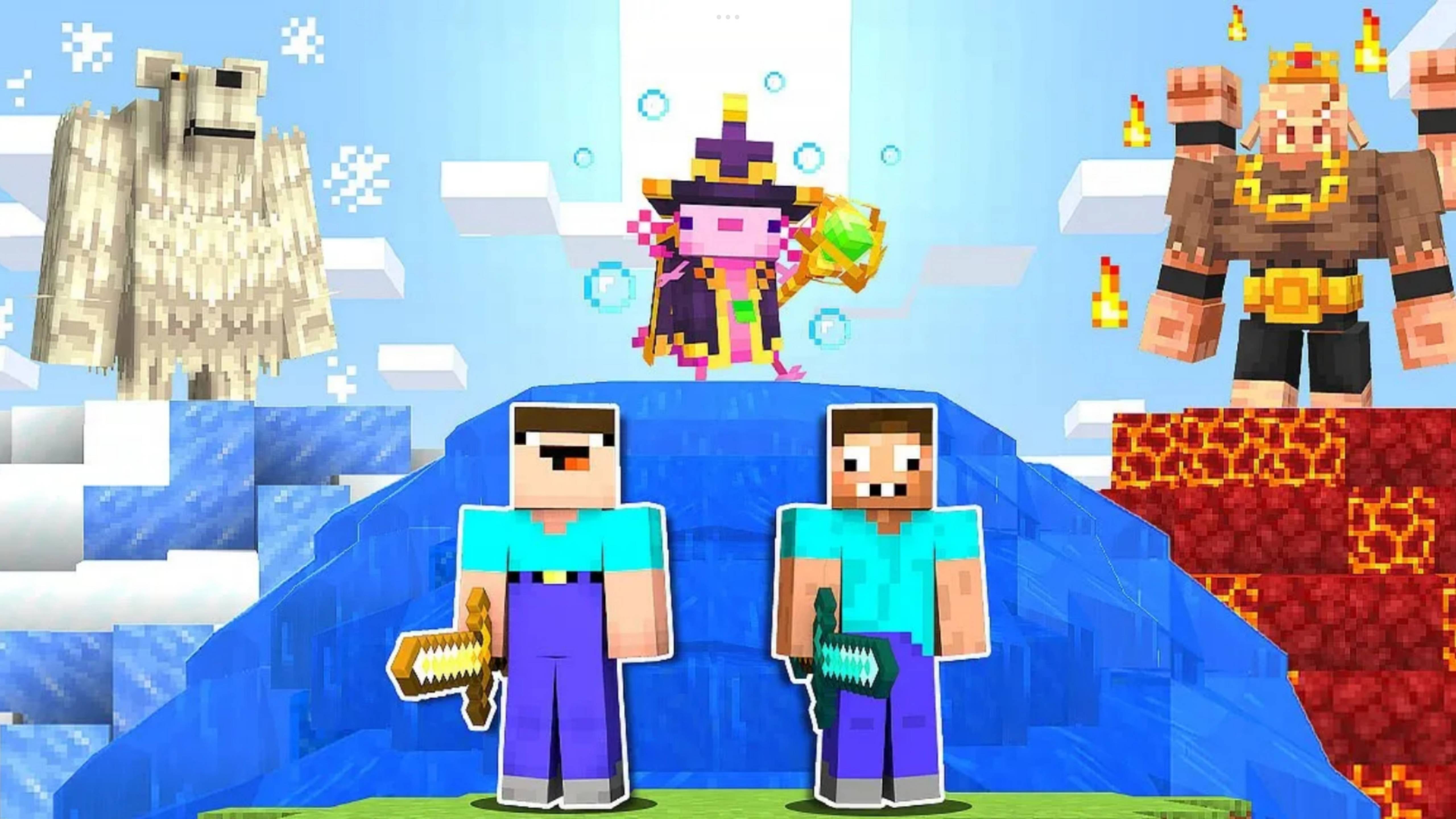 Нуб и про нашли новых боссов в Майнкрафт ДакПлей ЖекаСТопором ЖекаСТопором ДакПлей