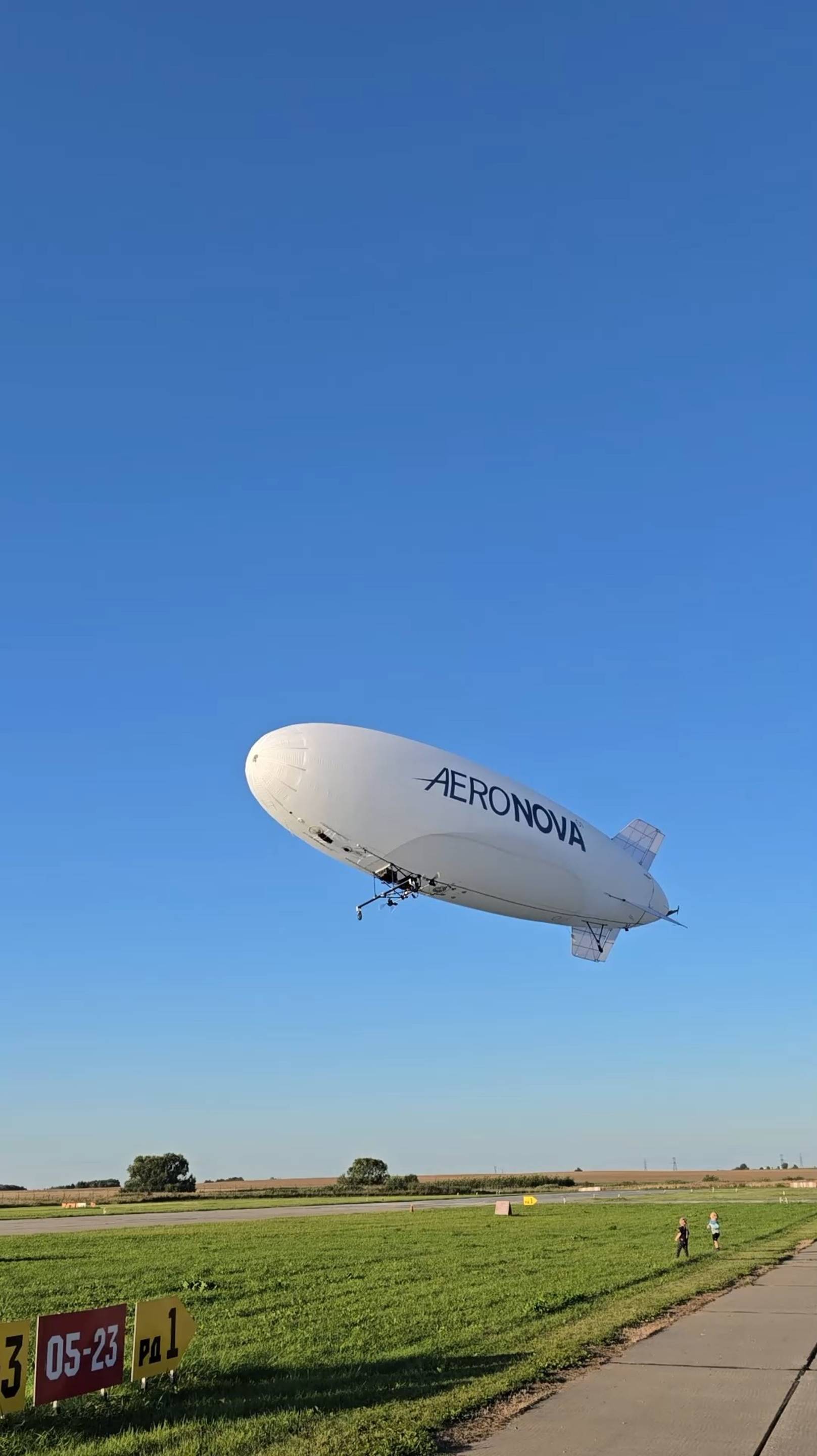 ⚙🎈✈ Пролет дирижабля NOVA-01 от AERONOVA
