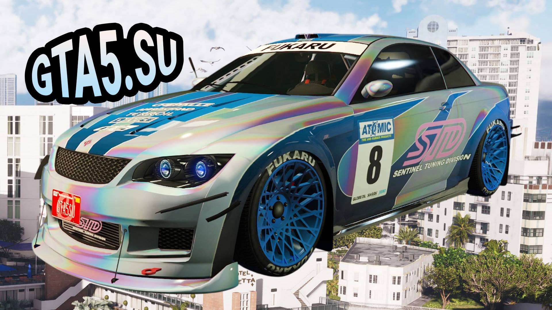 Ubermacht Sentinel XS купе с модификацией Хао в GTA Online