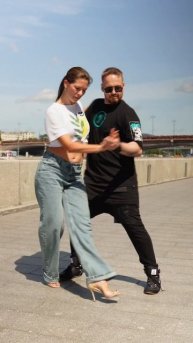 Street Tango. Павел Собирай и Анна Шустова #танго #тангонуэво #неотанго #танцы