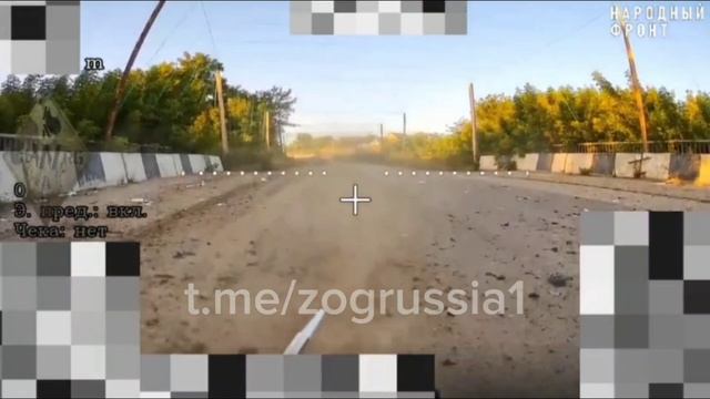 Удары оптоволоконными FPV-дронами по технике Всу в районе н.п. Могрица Сумской области 💥🇷🇺👊
