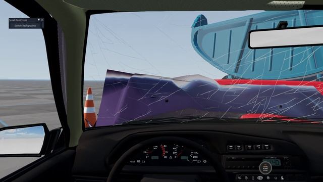 BeamNG.drive авария не справился с управлением