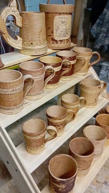 этажерка для изделий из бересты #береста #березоваялавка #wood #diy