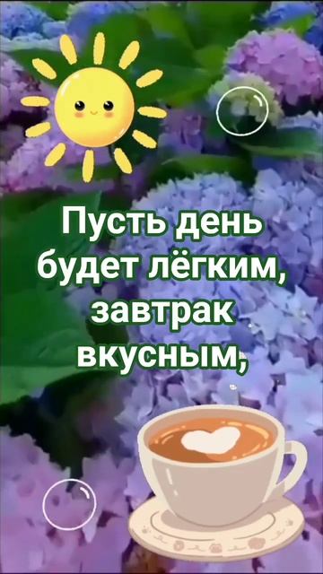 Доброе летнее утро!