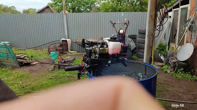 Лодочный мотор SEA-PRO-2.6 первый запуск,комплектация