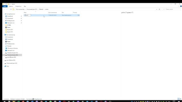 ЯЗЫК ПРОГРАММИРЫВАНИЯ PYTHON УРОК 1
