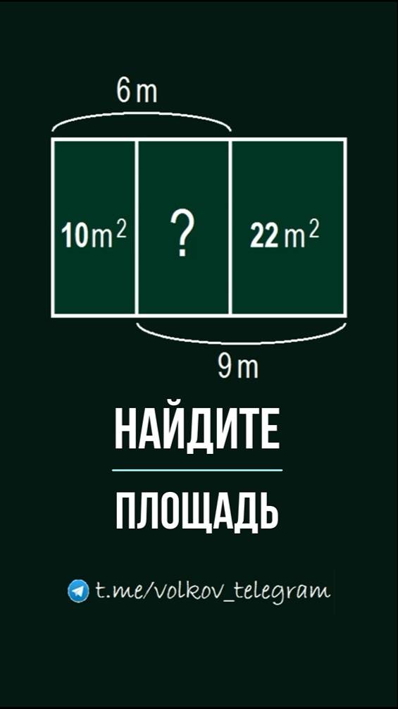 Найдите площадь прямоугольника на рисунке