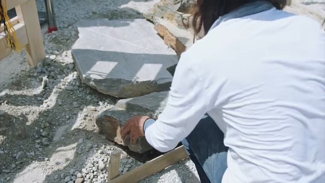 Гигантские камни,работы профессионала по созданию японского сада в природе🎍🙌2