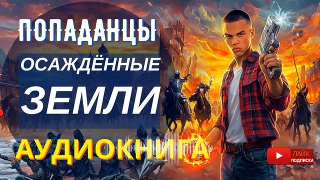 АУДИОКНИГА ПОЛНОСТЬЮ  ОСАЖДЁННЫЕ ЗЕМЛИ: Освой дар или погибни /// #Попаданцы боевое фэнтези, магия