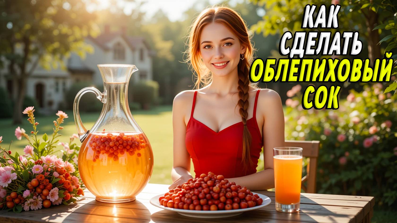 Как сделать облепиховый сок