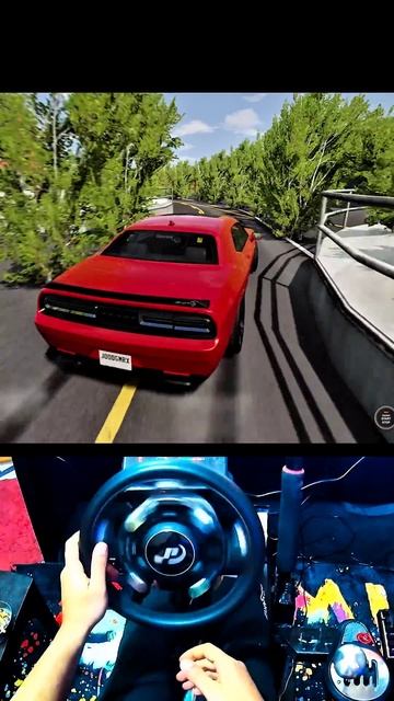 Dodge challenger Drifting  - beamng drive