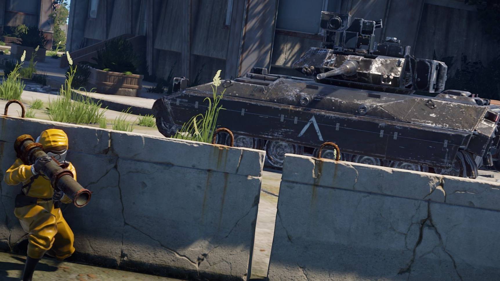 Как взорвать танк на космодроме в РАСТ