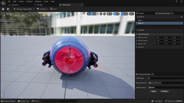 4. Static Mesh Sockets