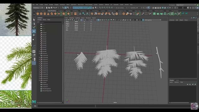 0013 - Stylized Tree Modeling
